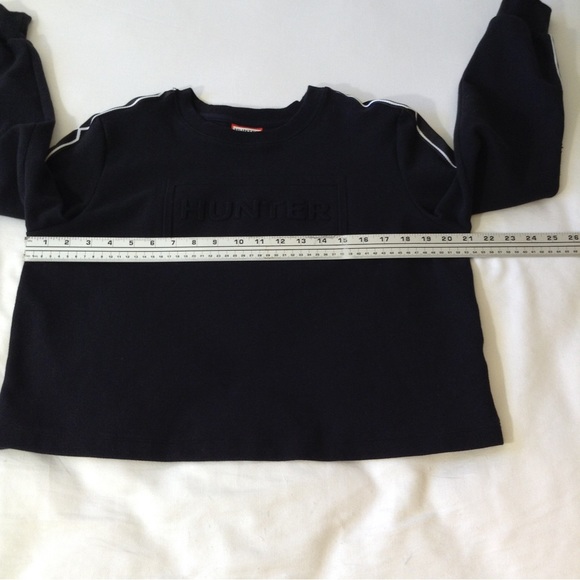 Hunter for Target black embossed sweater pattern line sleeves womens medium - Picture 9 of 12